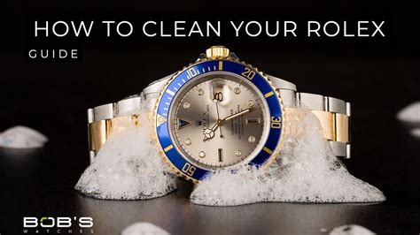 how to clean my rolex submariner|how to clean rolex crystals.